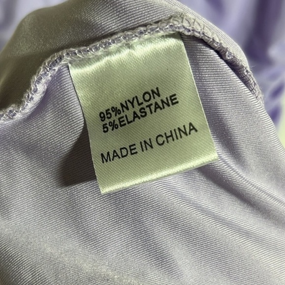 Princess Polly Lilac Purple Mesh Moffett Ruched Bodycon Mini Dress Size 2 - Picture 4 of 5